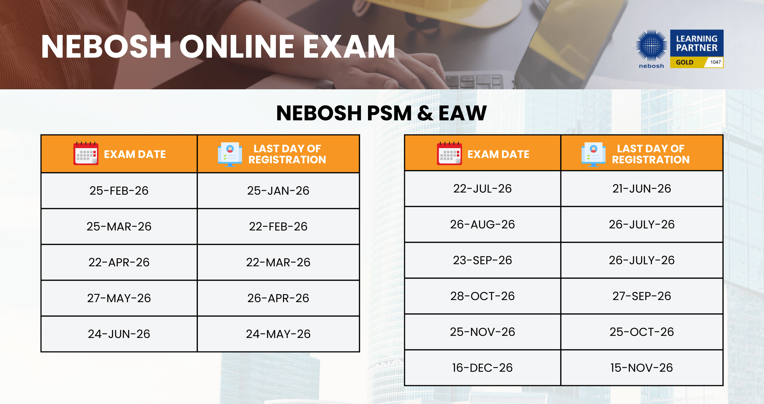Exam Schedule